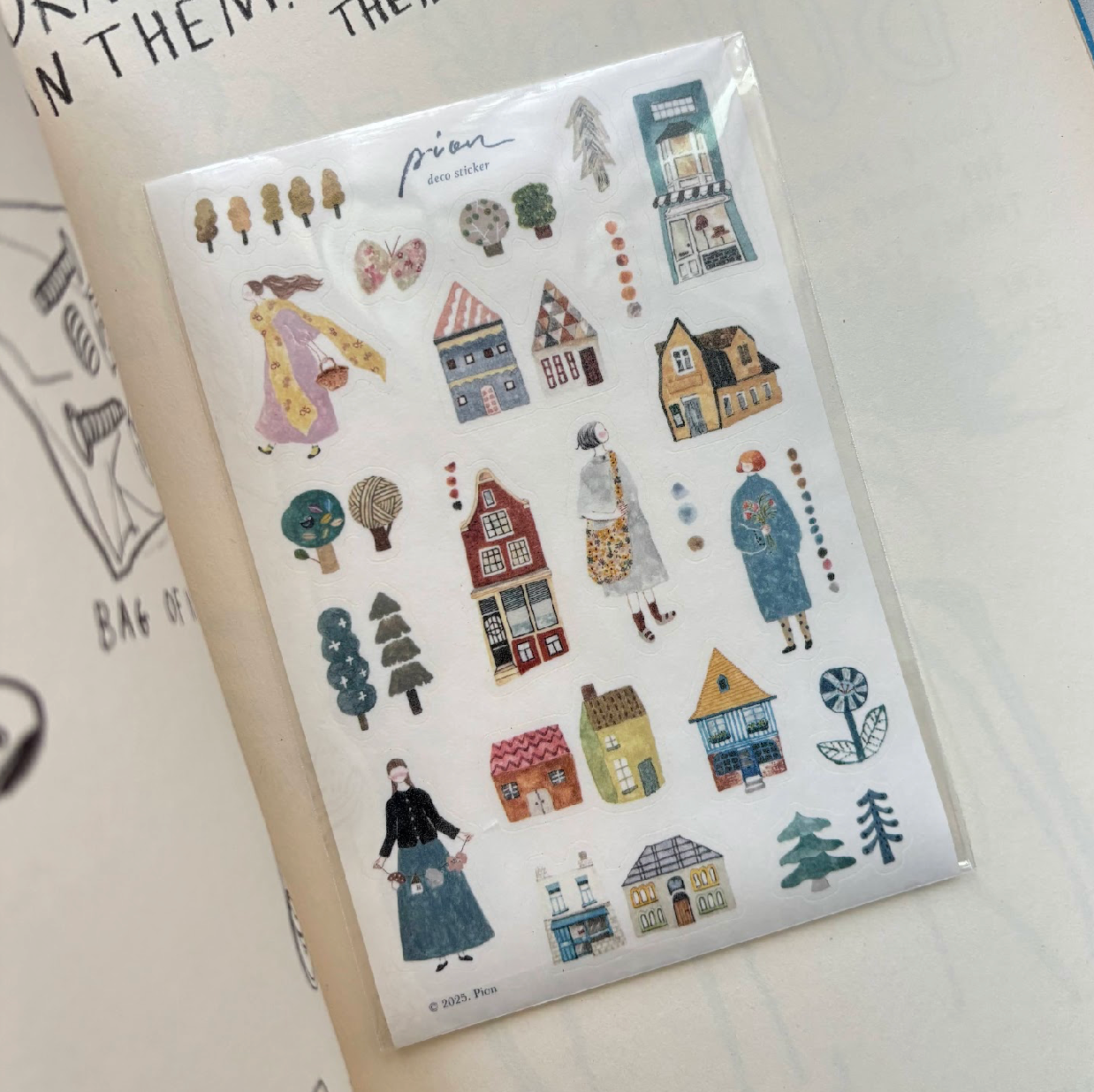 Pion Sticker Sheet - Walk