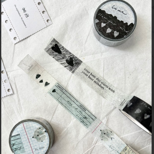 Pion Washi Tape - Love and Green