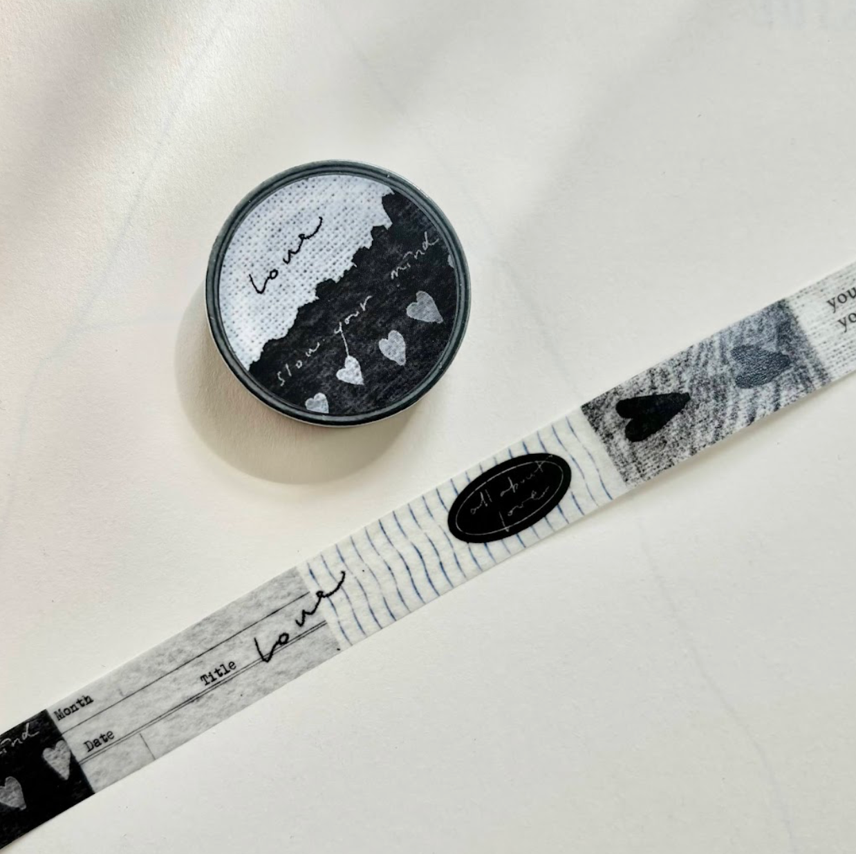 Pion Washi Tape - Love and Green