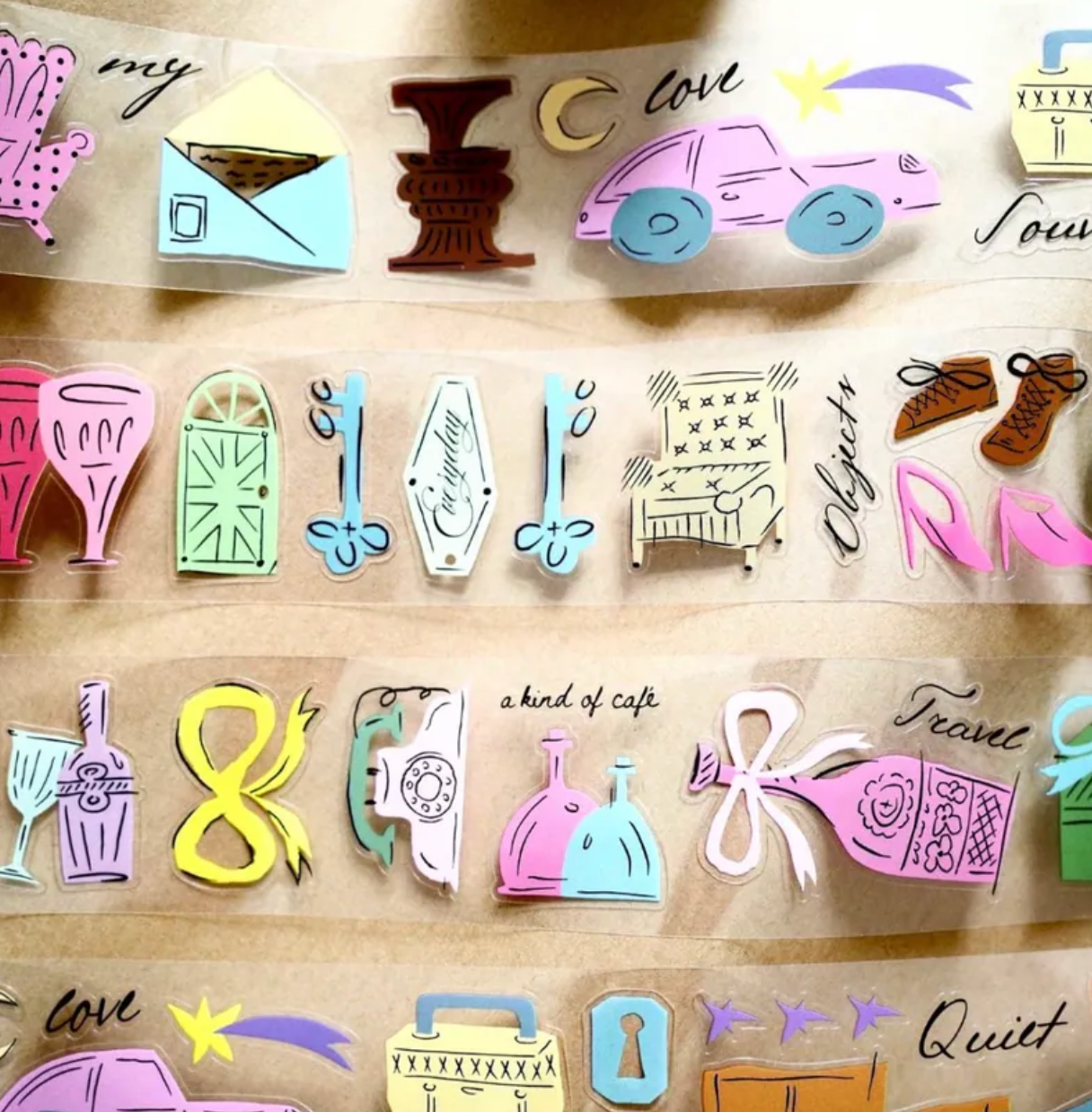 a kind of cafe Kiss-Cut PET Tape - Little Things We Carry