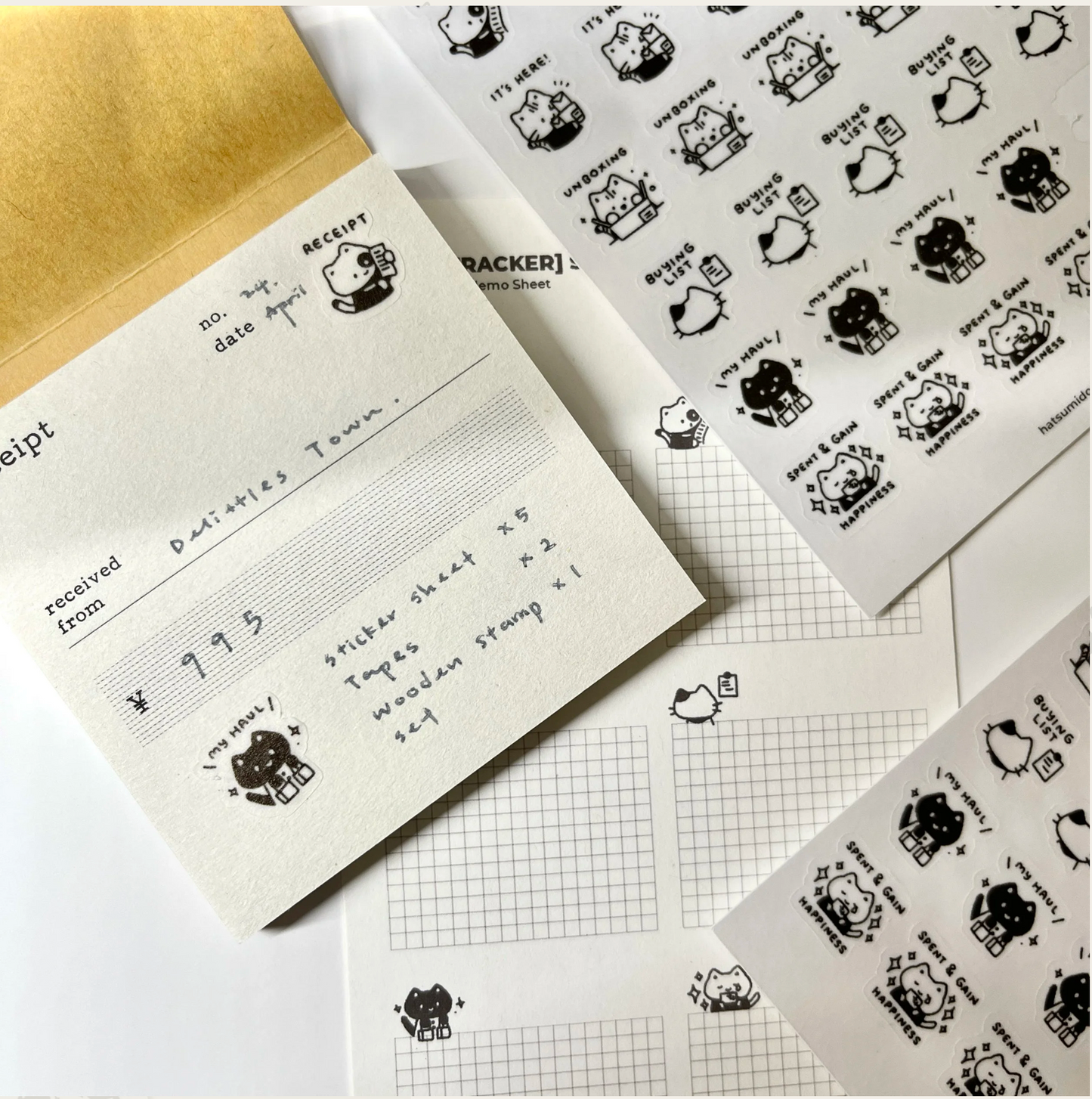 Hatsu Midori Mood Tracker Sticker Sheet - Shopping