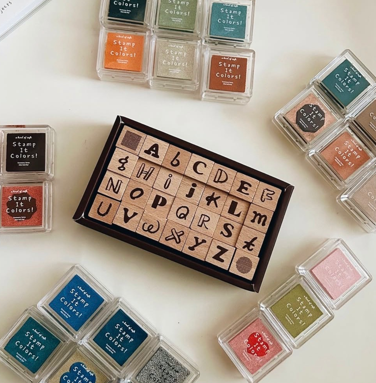 a kind of cafe Rubber Stamp Set - The A to Z