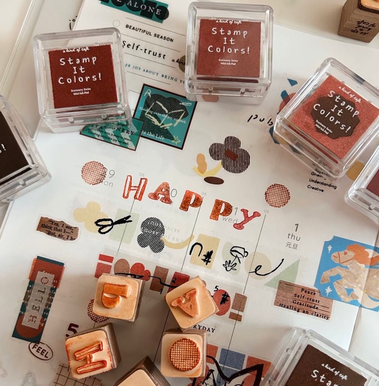 a kind of cafe Rubber Stamp Set - The A to Z