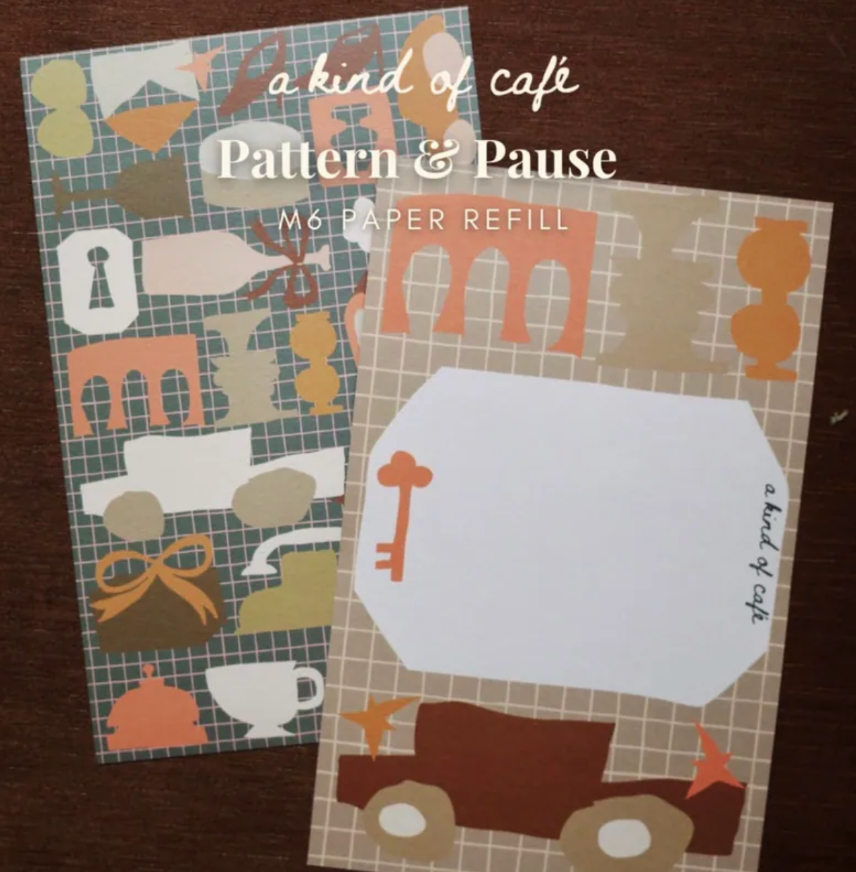 a kind of cafe M6 Paper Refill - Pattern & Pause Travel Around