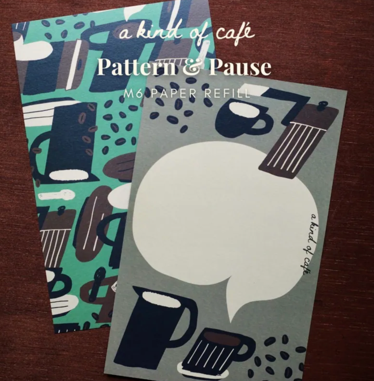 a kind of cafe M6 Paper Refill - Pattern & Pause Coffee