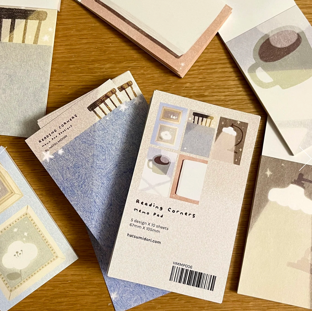 Hatsu Midori Reading Corner Memo Pad
