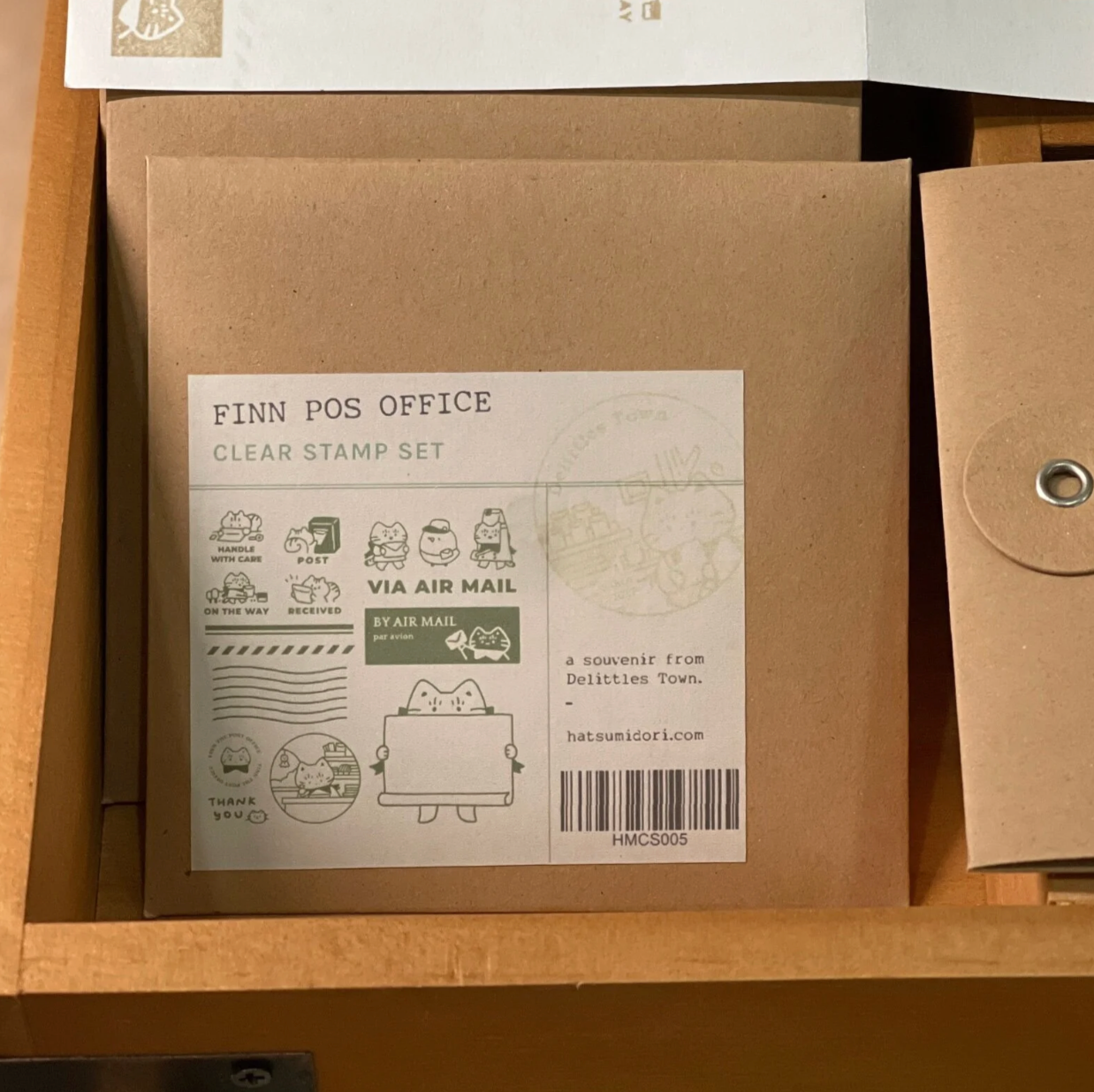 Hatsu Midori Finn Pos Office Clear Stamp Set