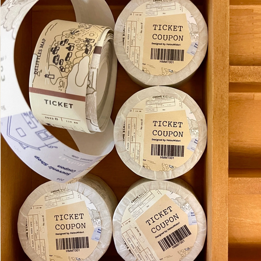Hatsu Midori Paper Tape - Ticket Coupon