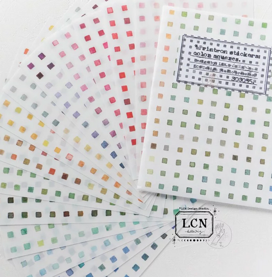 LCN Design Studio Print-on Stickers - Squares