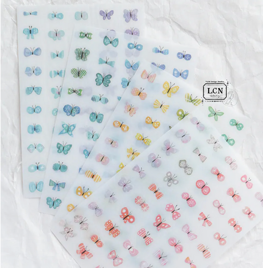 LCN Design Studio Print-on Stickers - Shell Butterfly