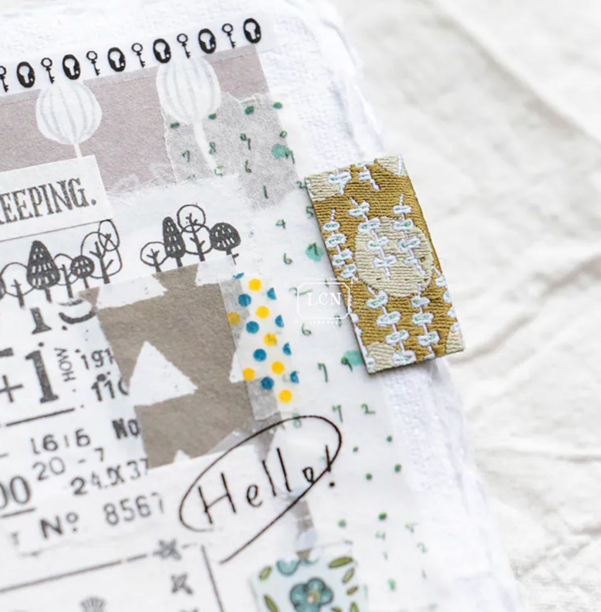 LCN Design Studio Woven Label Sticker Set