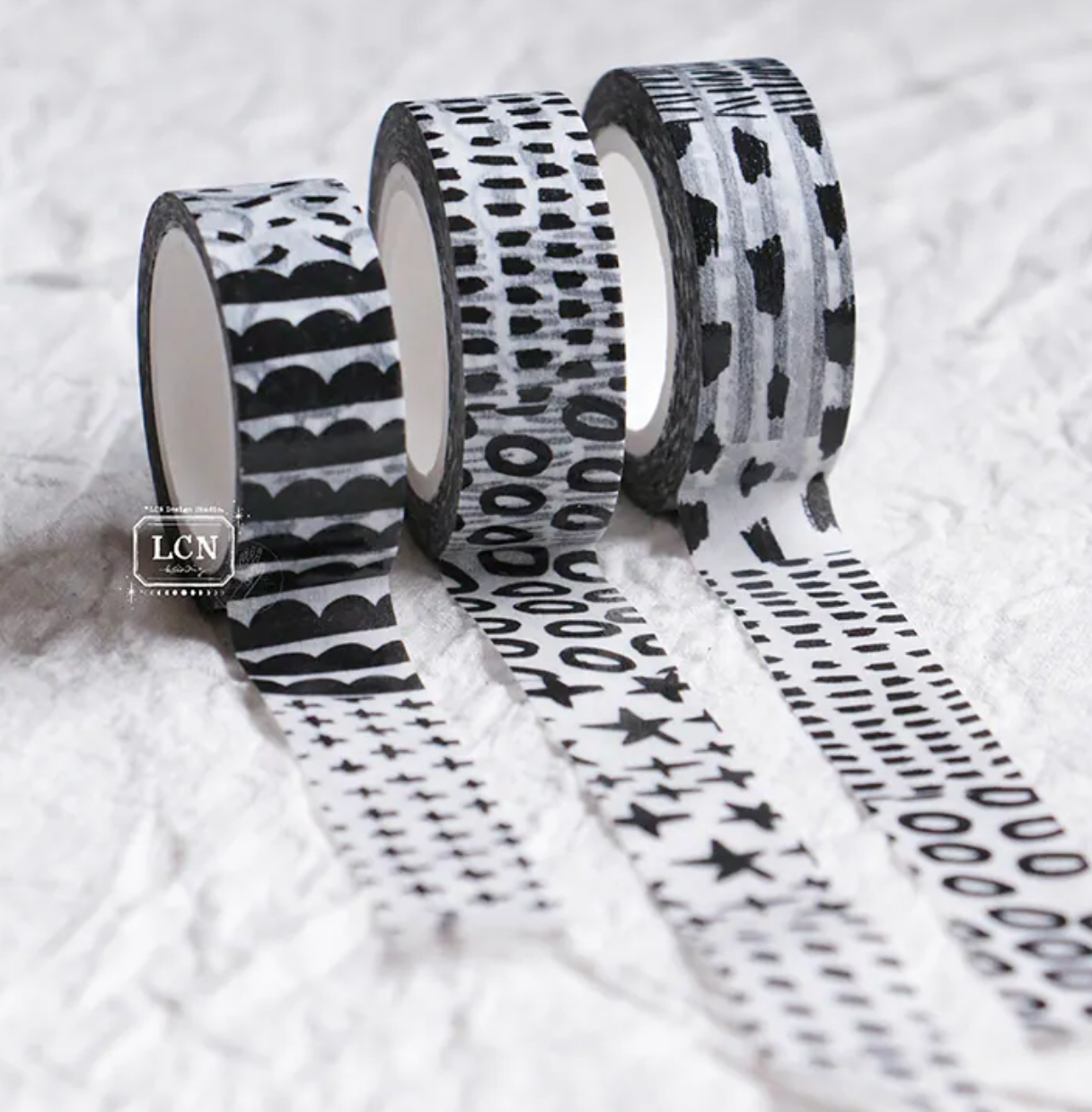 LCN Design Studio Hand Drawn Patterns Washi Tape