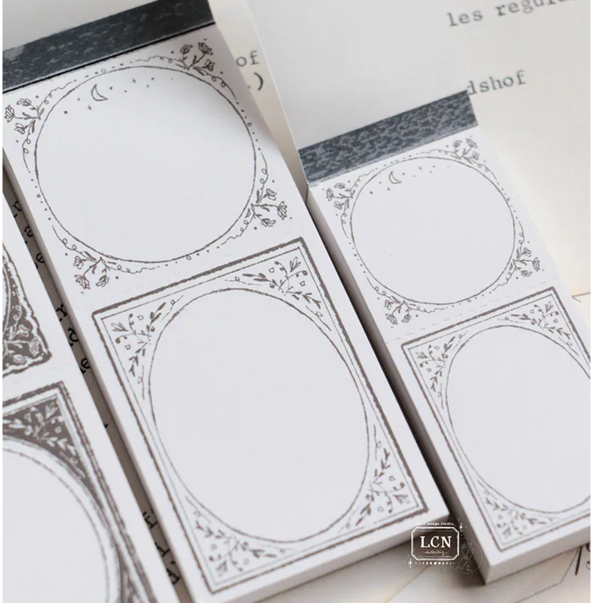 LCN Design Studio Vintage Photo Frame Memo Pad A