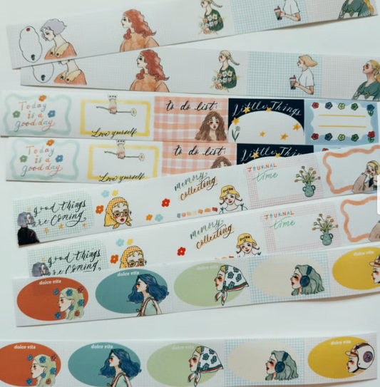 La Dolce Vita Sticky Memo Strips - Sweet Conversation
