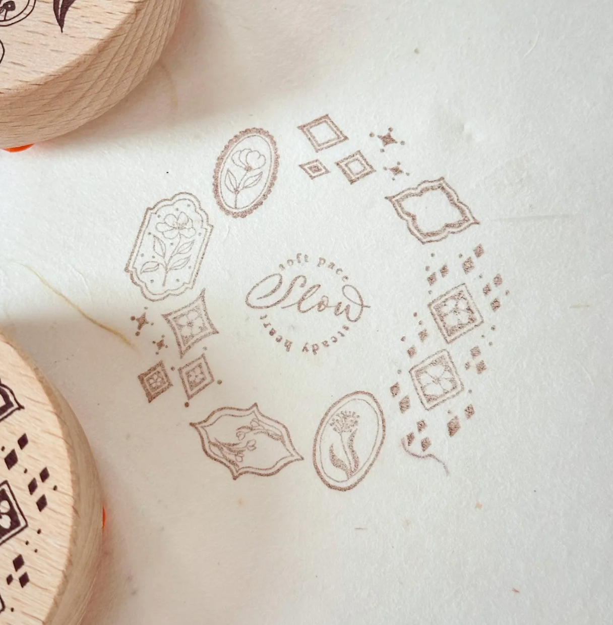 Nove Production Flow & Slow Rubber Stamp Collection - a.round 4.0