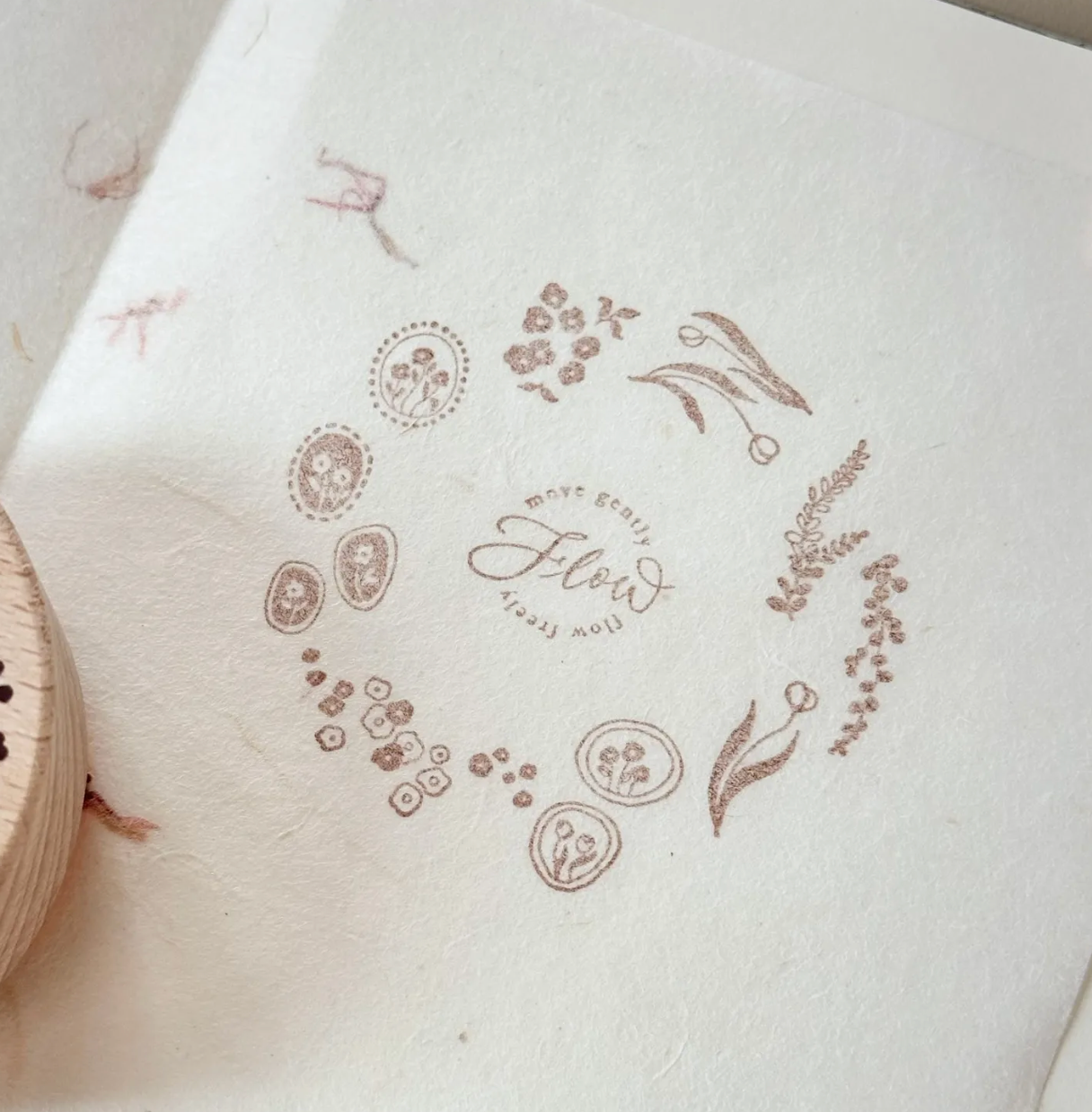Nove Production Flow & Slow Rubber Stamp Collection - a.round 4.0