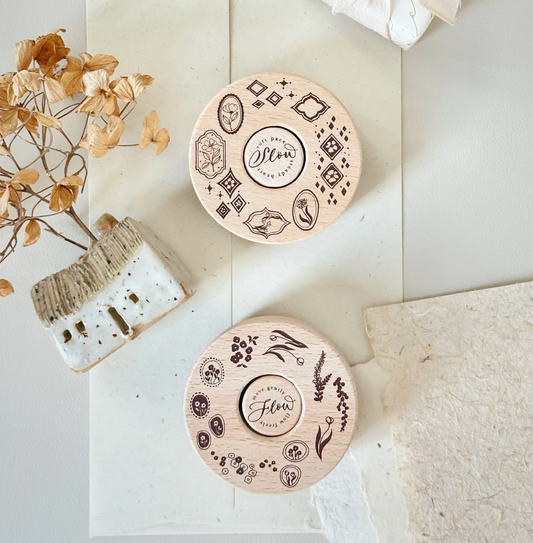 Nove Production Flow & Slow Rubber Stamp Collection - a.round 4.0
