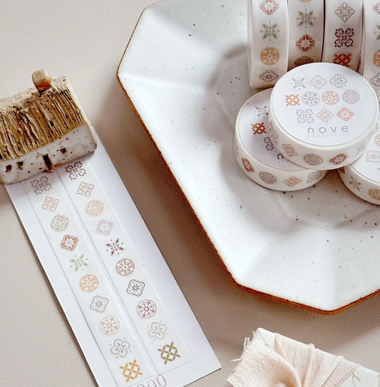 Nove Production Kiss-Cut Washi Tape - Tile 1