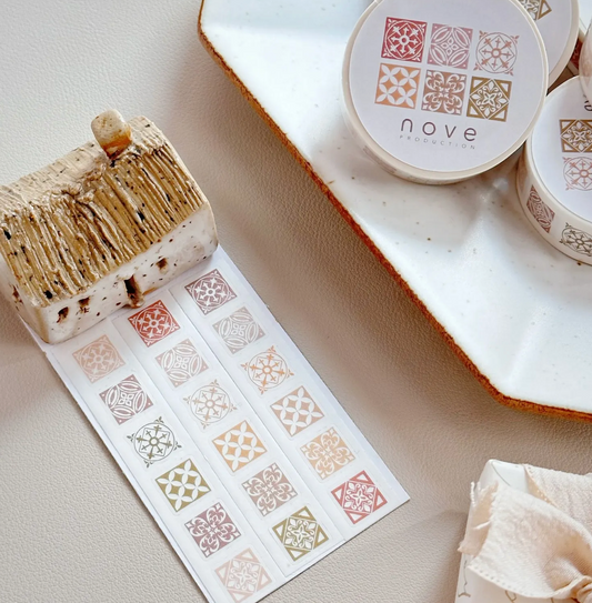 Nove Production Kiss-Cut Washi Tape - Tile 2