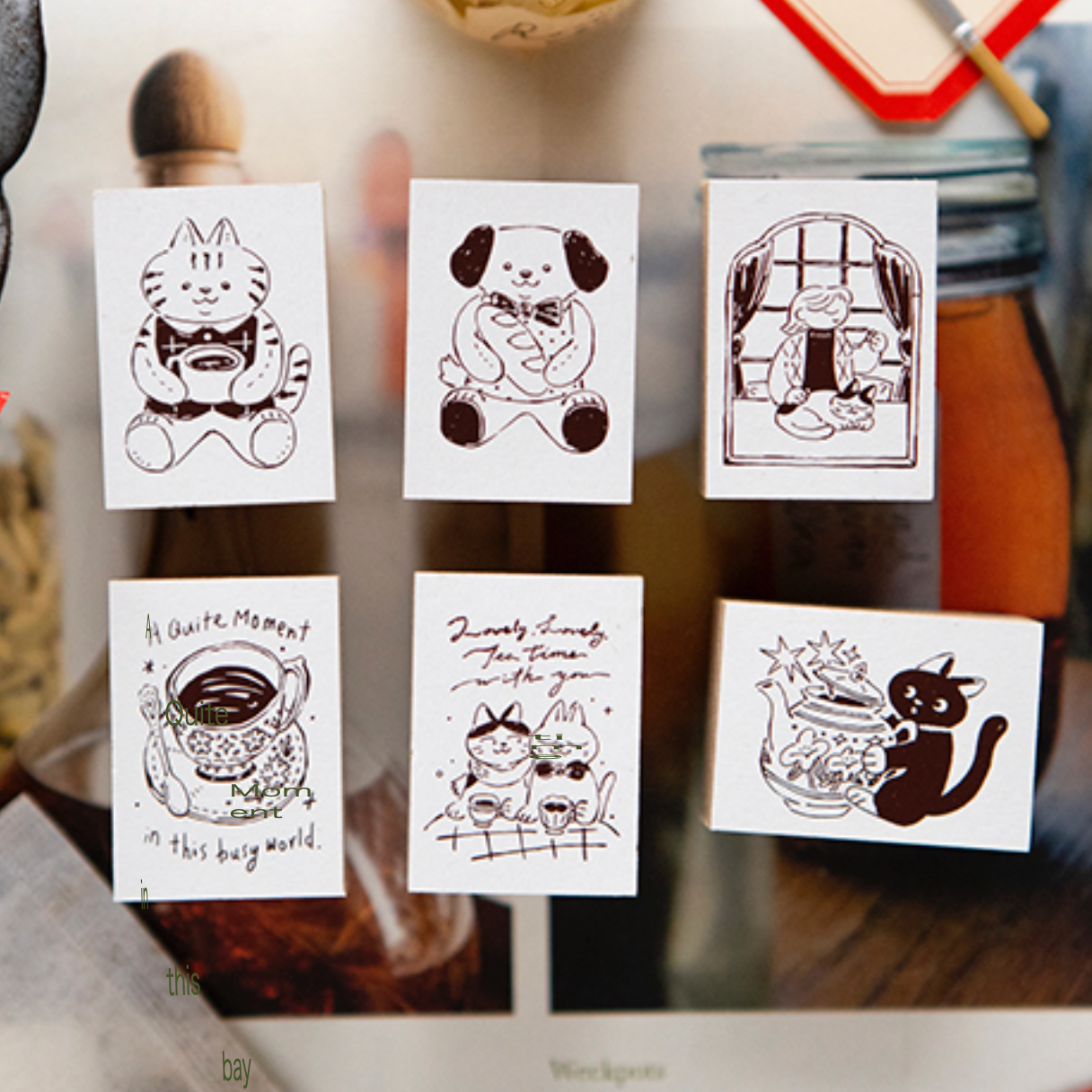 OURS Studio Rubber Stamps - The Gift Tea Room