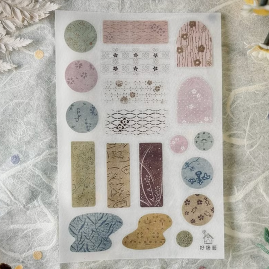 A Great Idea Transfer Sticker -  Japanese Window Spring Palette