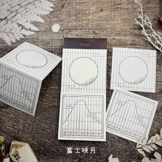 A Great Idea Memo Pad - Mount Fuji Reflecting the Moon