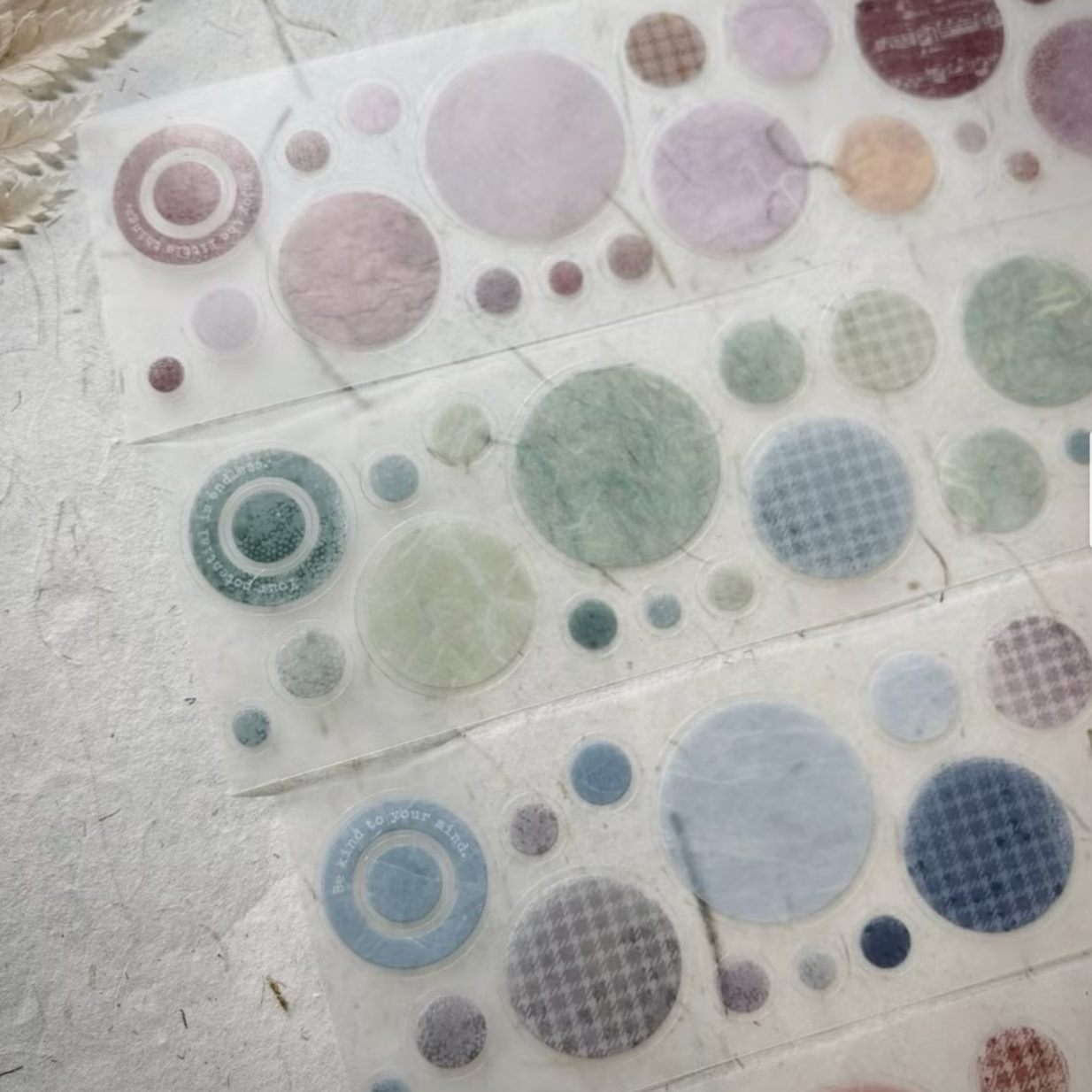 A Great Idea Die Cut PET Tape - Round Circles