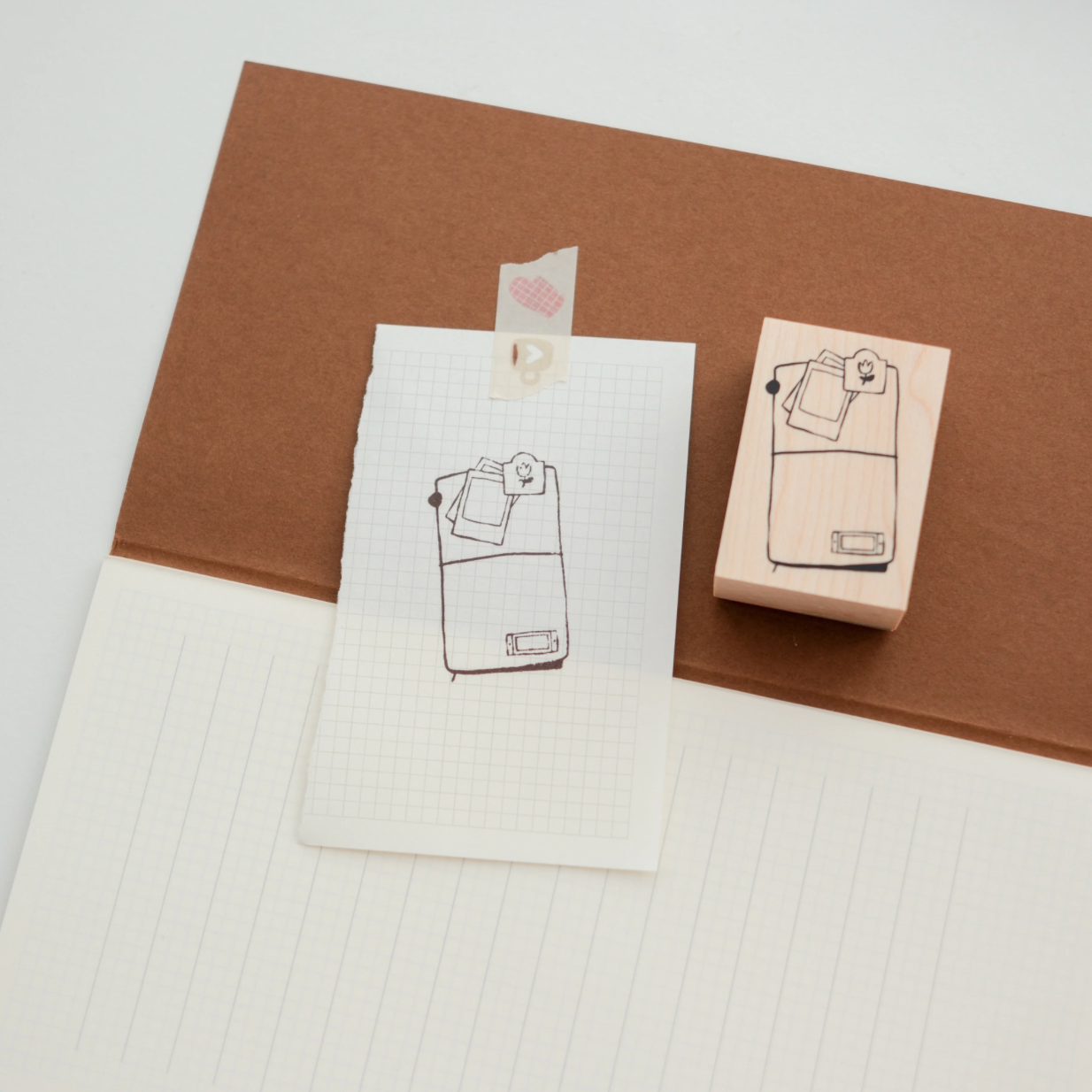 Grumpy Nook Rubber Stamp - TN & Photo