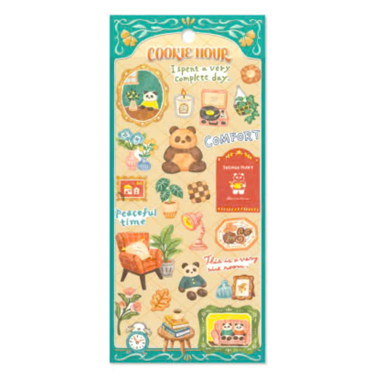 Mind Wave Seals Sticker Sheet - Cookie Life Panda