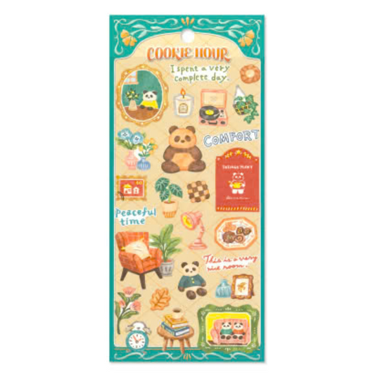 Mind Wave Seals Sticker Sheet - Cookie Life Panda