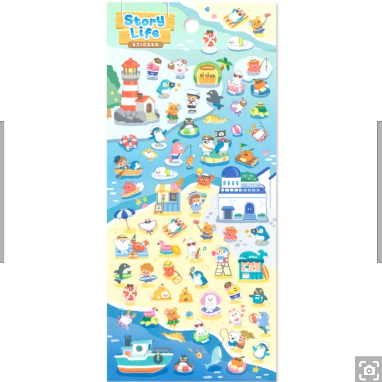 Mind Wave Seals Sticker Sheet - Story Life Seaside
