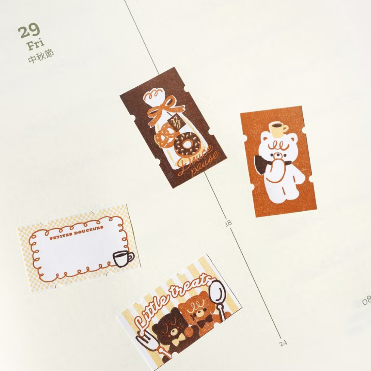 wwiinngg Label Stickers - Little Treats (Large)