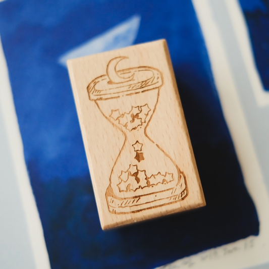 Teayou Follow the Lights Rubber Stamp - Hourglass