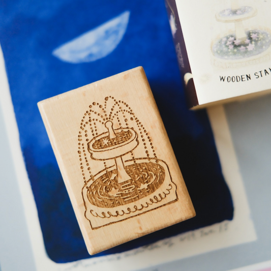 Teayou Follow the Lights Rubber Stamp - Fountains