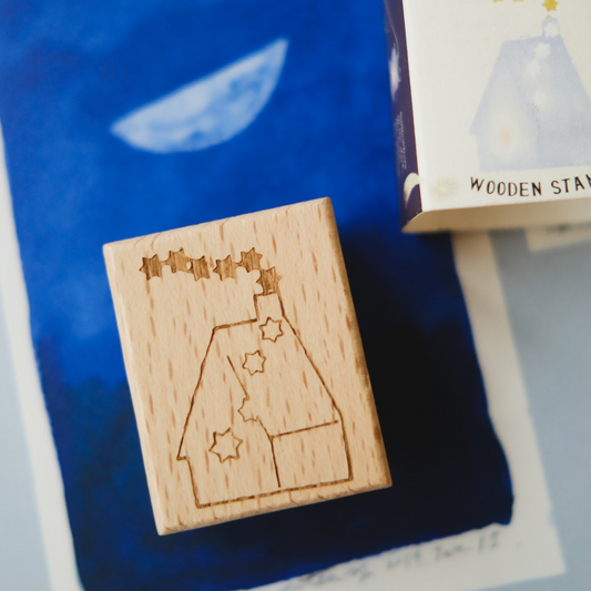 Teayou Follow the Lights Rubber Stamp - House
