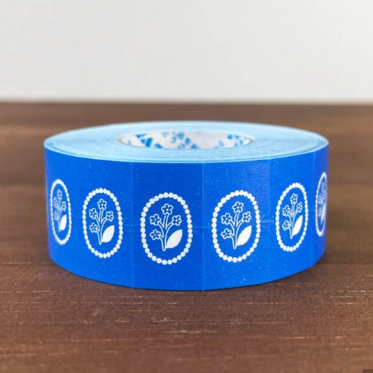 Stamp Marche  Label Stickers - Floral Brooch