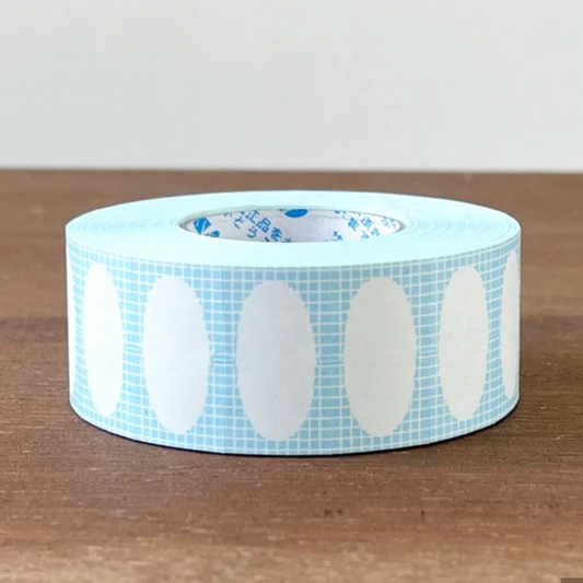 Stamp Marche  Label Stickers - Blue Oval