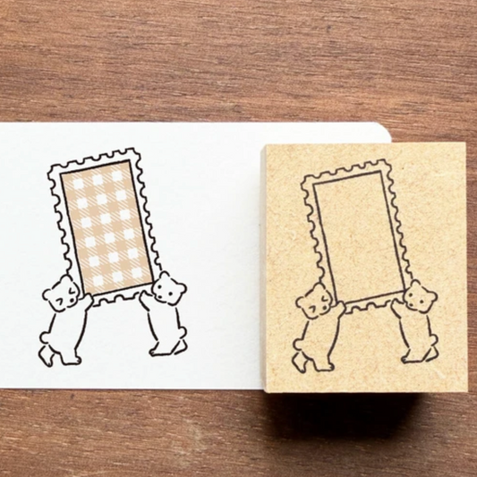 Stamp Marche Labetomo Rubber Stamp Series  - Bear Stamp