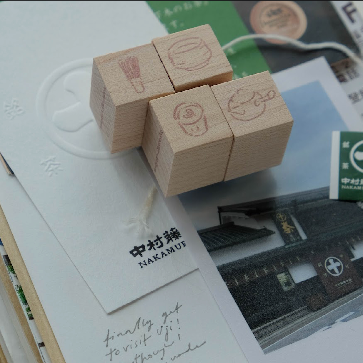 Wenyea's Illustration Rubber Stamps - It's Matcha Series