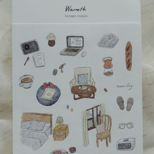 Wenyea's Illustration Sticker Sheet - Warmth