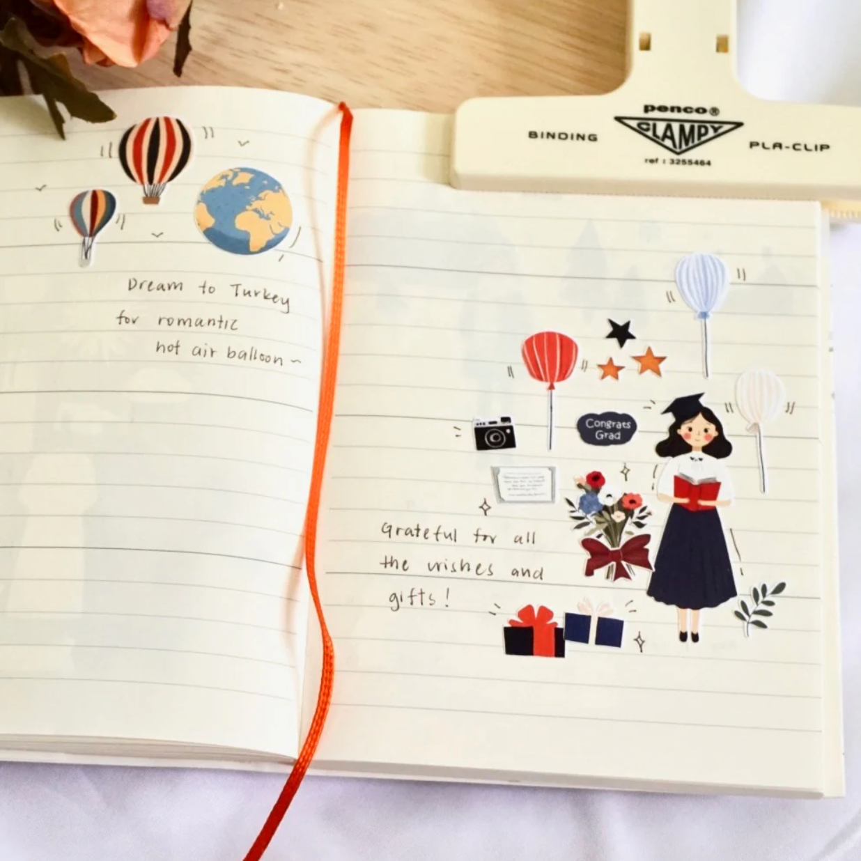 SanDots Atelier Sticker Sheet - Congrats Grad, World Awaits You
