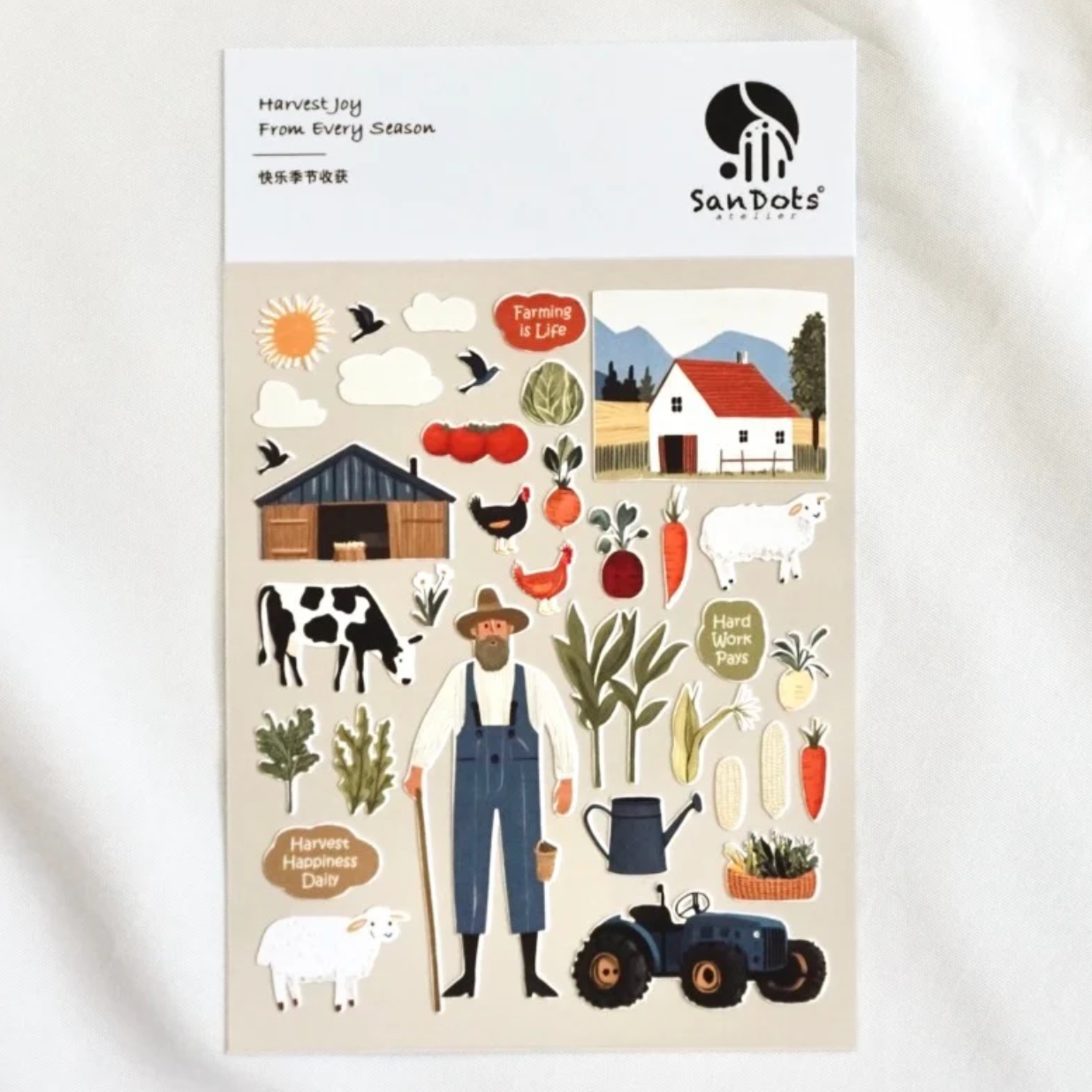 SanDots Atelier Sticker Sheet - Harvest Joy from Every Season
