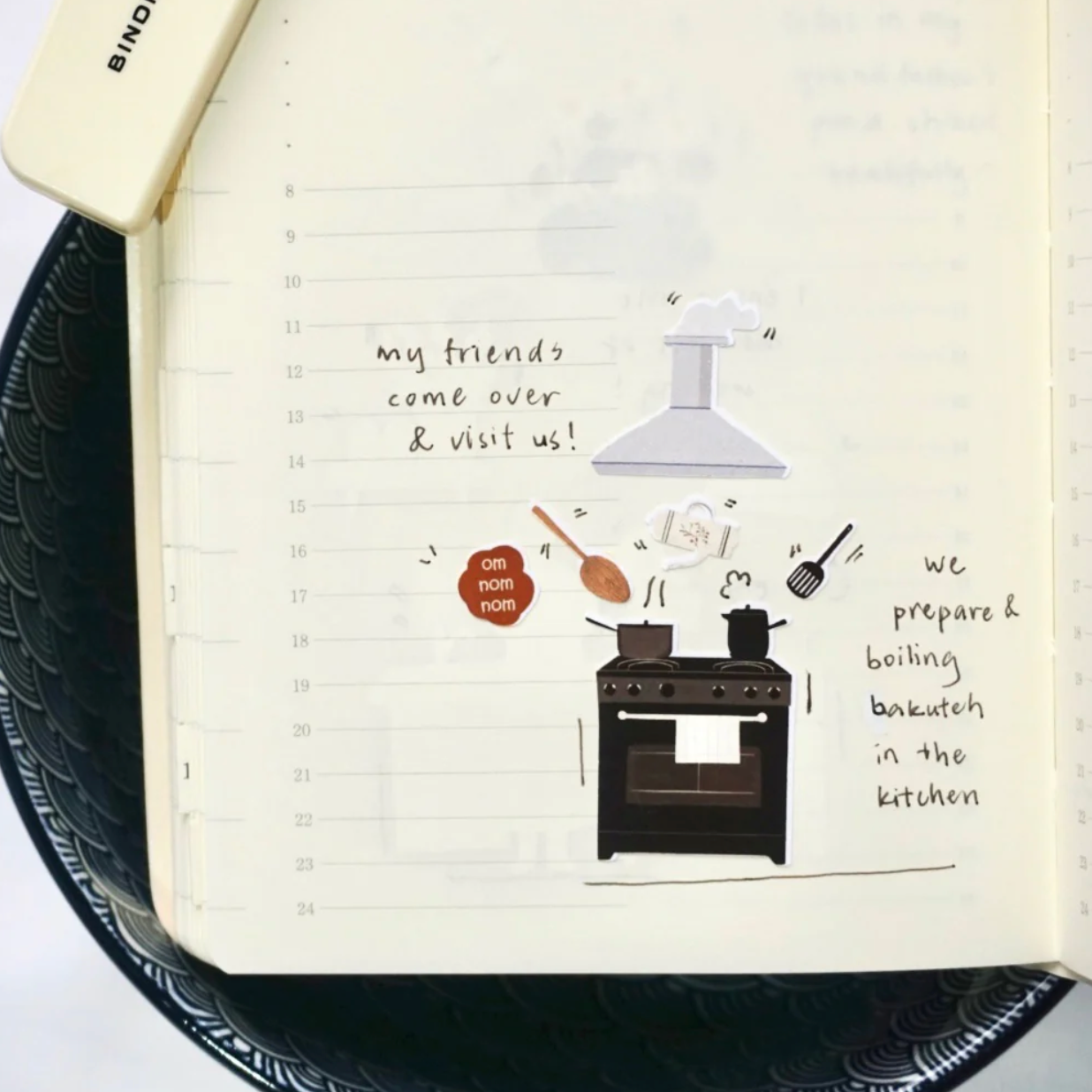 SanDots Atelier Sticker Sheet - Your Chef is in the Kitchen Zone
