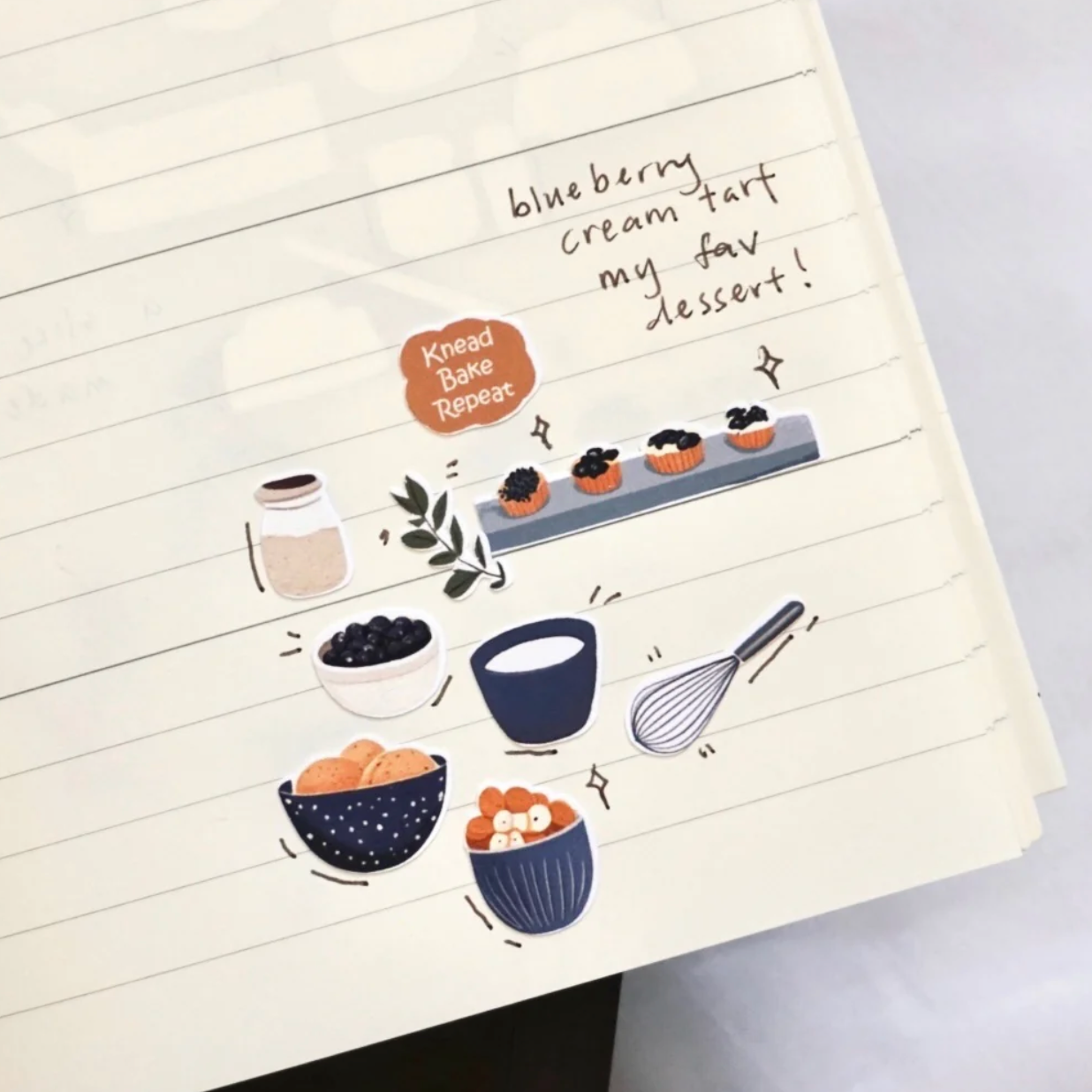 SanDots Atelier Sticker Sheet - Baking Happiness in Every Bite