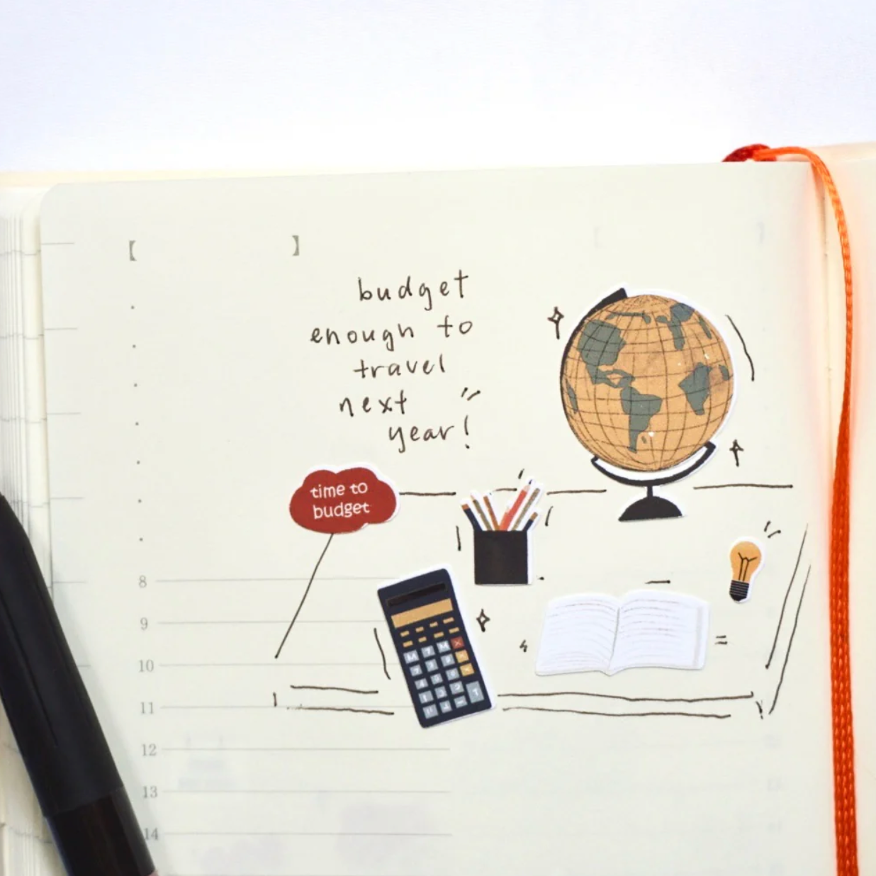 SanDots Atelier Sticker Sheet - Keep Track of Every Dollar
