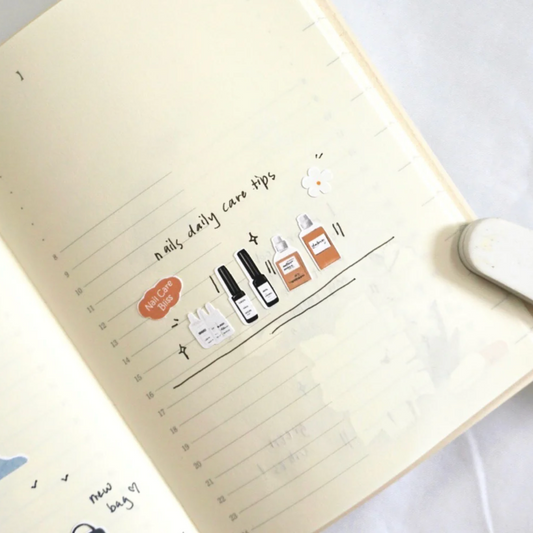 SanDots Atelier Sticker Sheet - Fresh Manicure, Fresh New Vibe