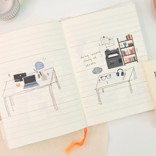 SanDots Atelier Sticker Sheet - Daily Life of Office Workers