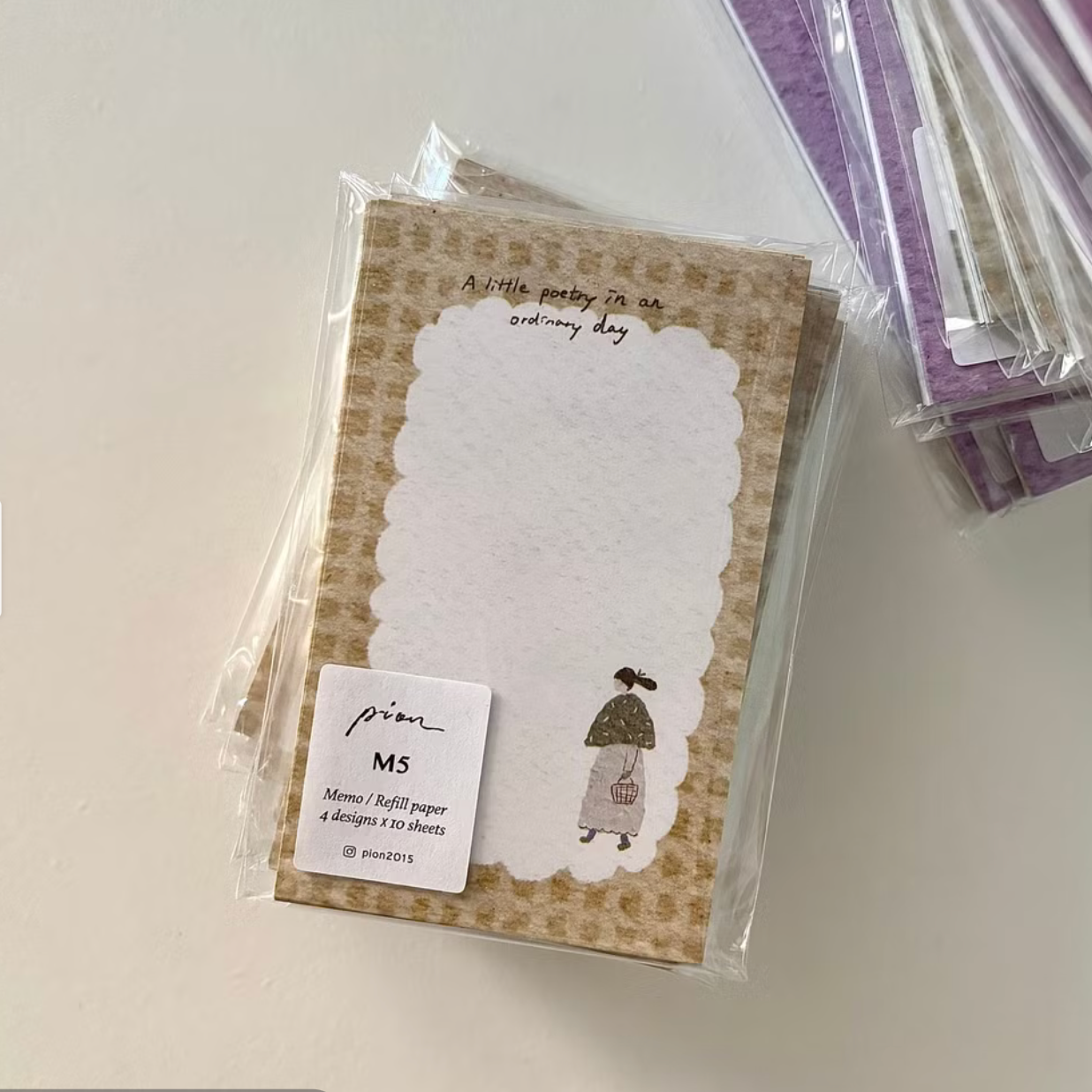 Pion Memo Paper - M5 and M6 sizes in two designs