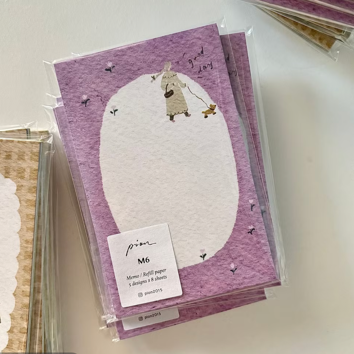 Pion Memo Paper - M5 and M6 sizes in two designs