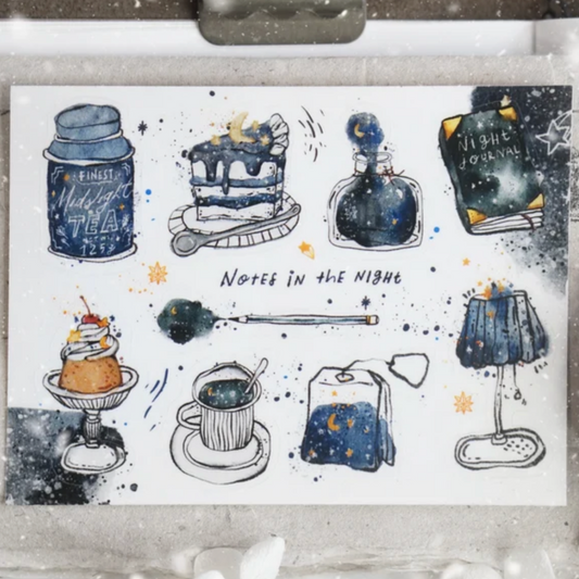 Black Milk Project Notes in the Night Collection - Mini Sticker Sheet
